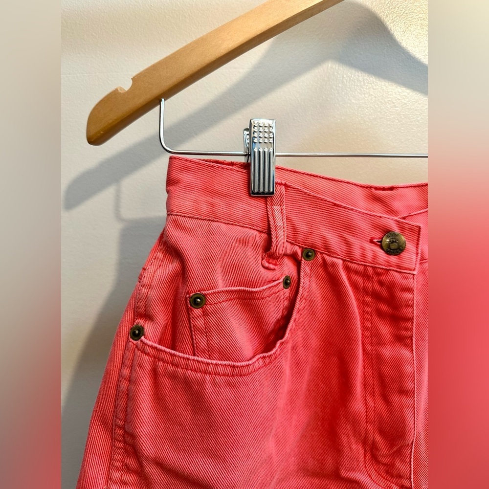 Red Rover Pink High Rise Mom Shorts 90’s Size 8 - Picture 2 of 9
